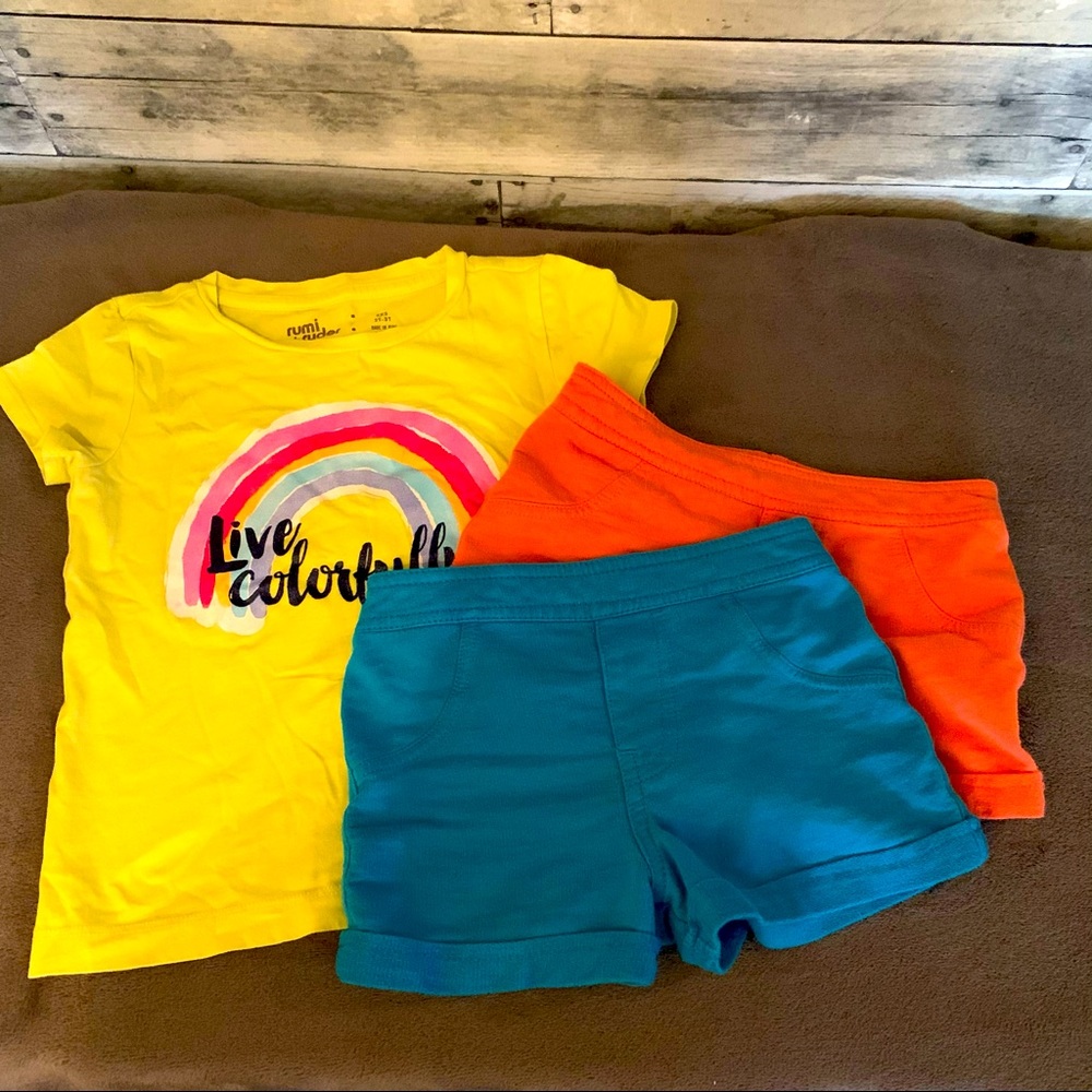 Little girl’s Rumi + Ryder outfit set size 2-3T